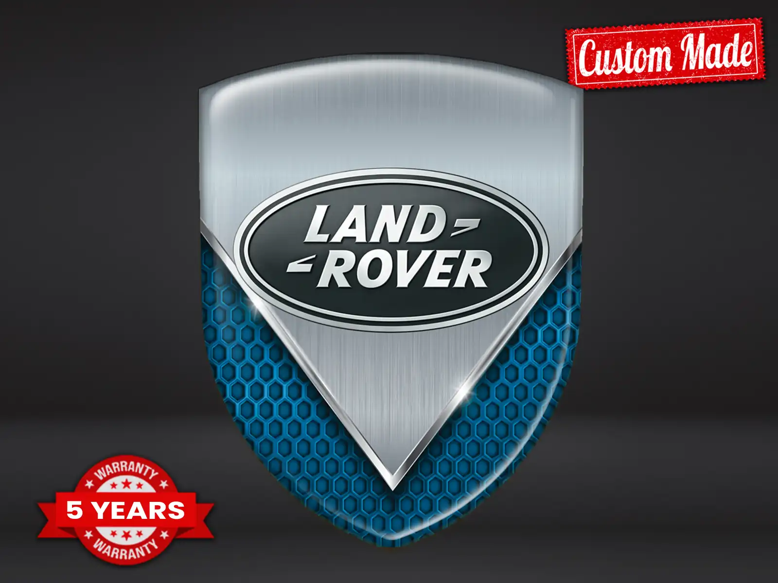 Land Rover Pegatina En Relieve Alta Calidad Profesional Personalizable